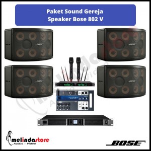 Paket Sound Gereja Speaker Bose 802 V | 4 Speaker